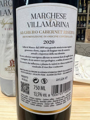 Marchese di Villamarina 2020 Cabernet Alghero DOC