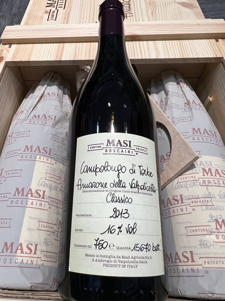 Amarone Classico Mazzano 2015 Masi (cassetta da 3 bottiglie)