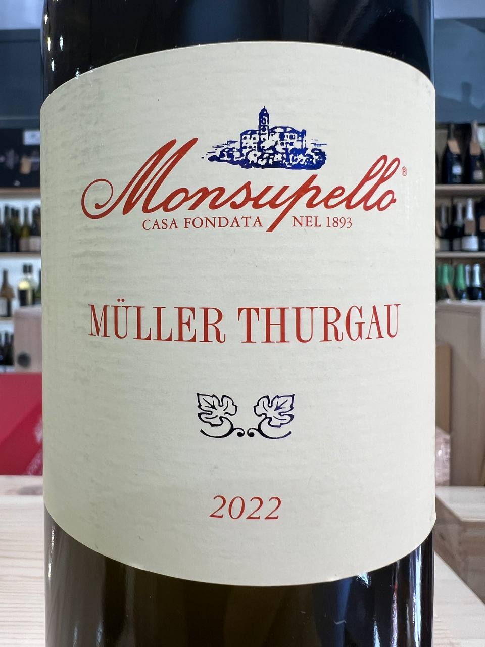 Müller-Thurgau Monsupello - Provincia di Pavia IGP