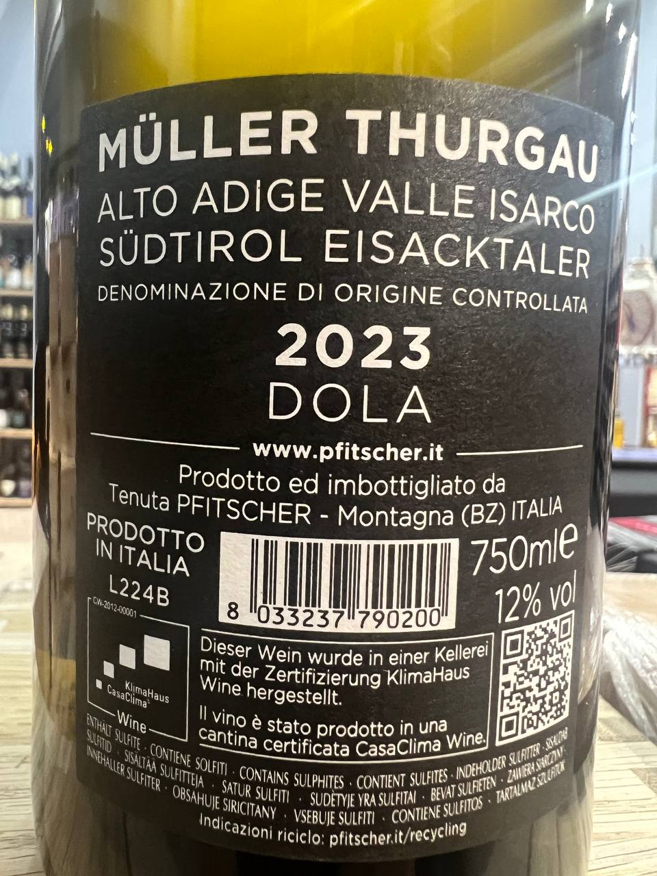 Müller Thurgau Dola 2023