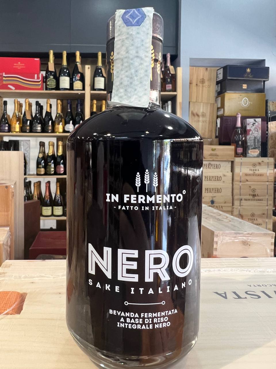 Nero Sake Italiano In Fermento