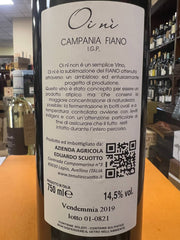 Oi ni Campania Fiano IGP 2019 Tenuta Scuotto