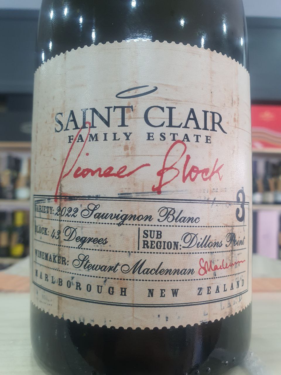 Sauvignon 2021 Pioneer Block 3 Saint Clair