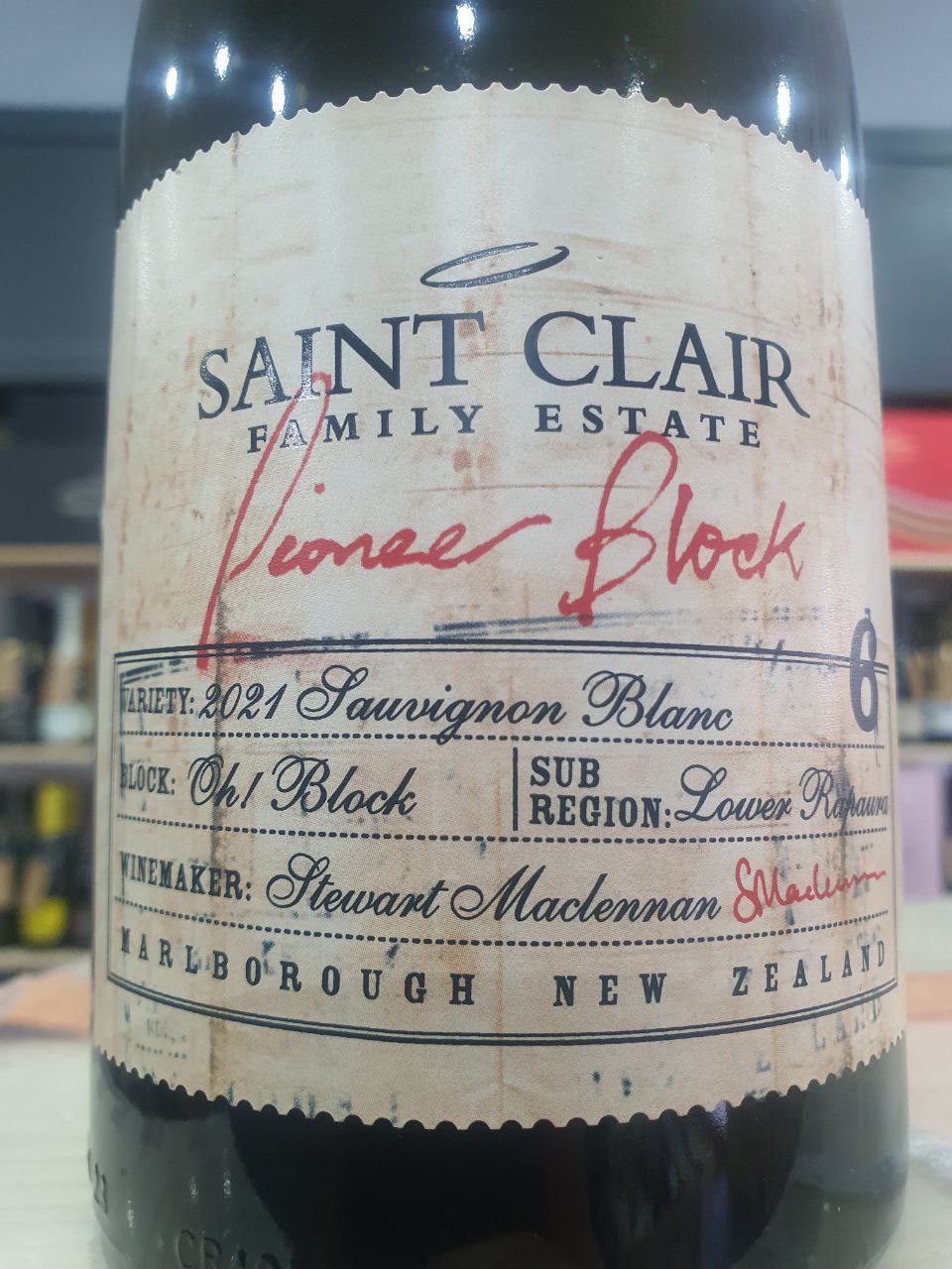 Sauvignon 2022 Pioneer Block 6 Saint Clair