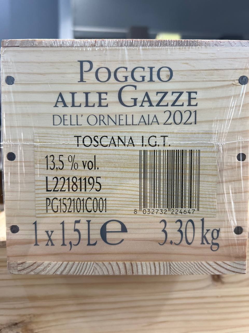 Poggio alle Gazze dell'Ornellaia Magnum 2021