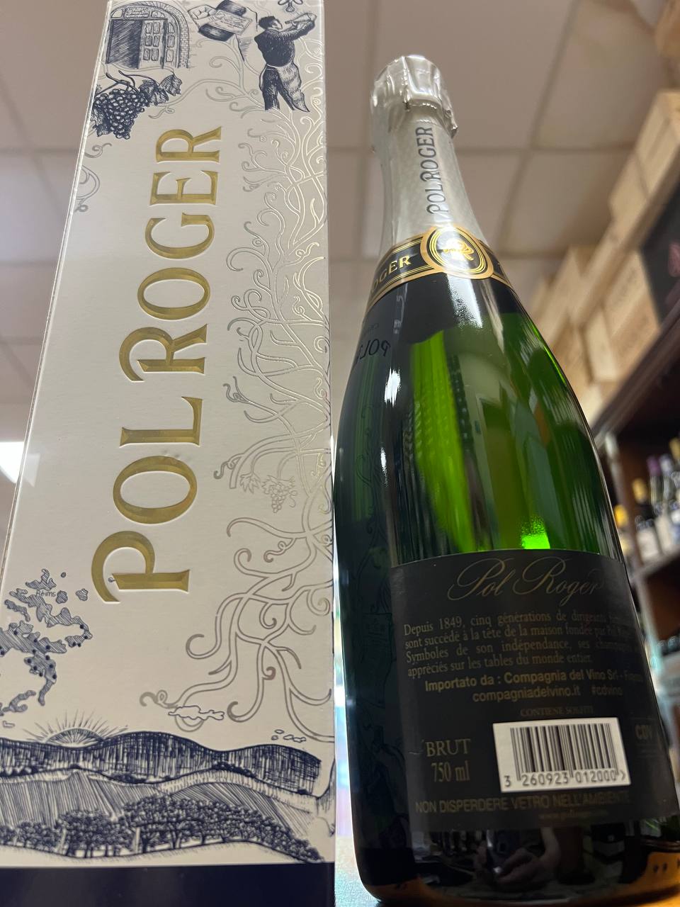 Pol Roger Champagne Brut Reserve (Con Astuccio)