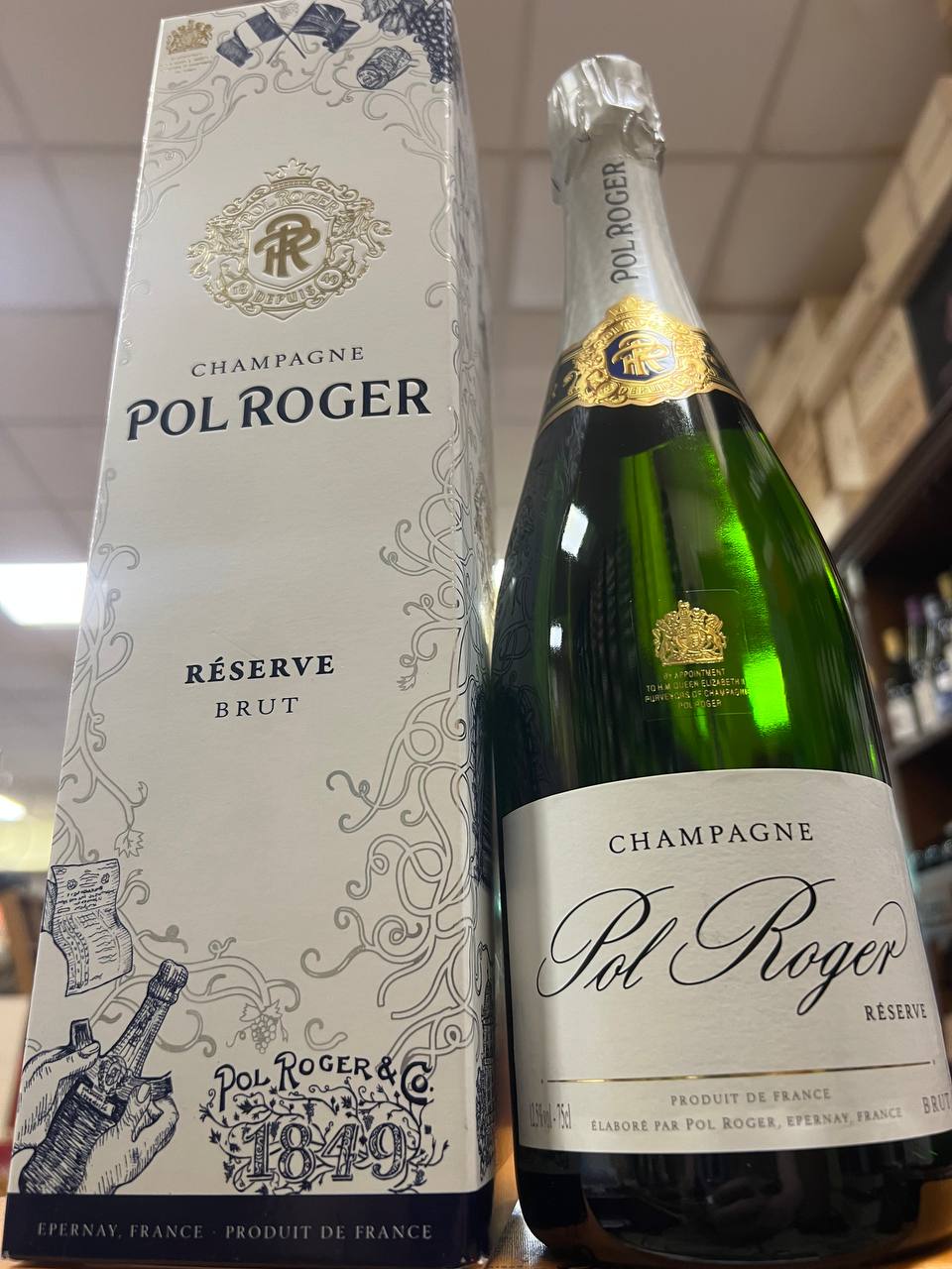 Pol Roger Champagne Brut Reserve (Con Astuccio)