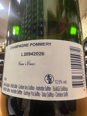 Pommery Blanc De Blancs  Apanage Champagne Brut