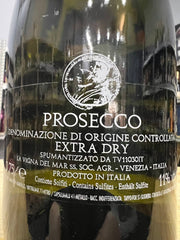 Erasmo Prosecco Extra-Dry DOC  La Vigna Del Mar