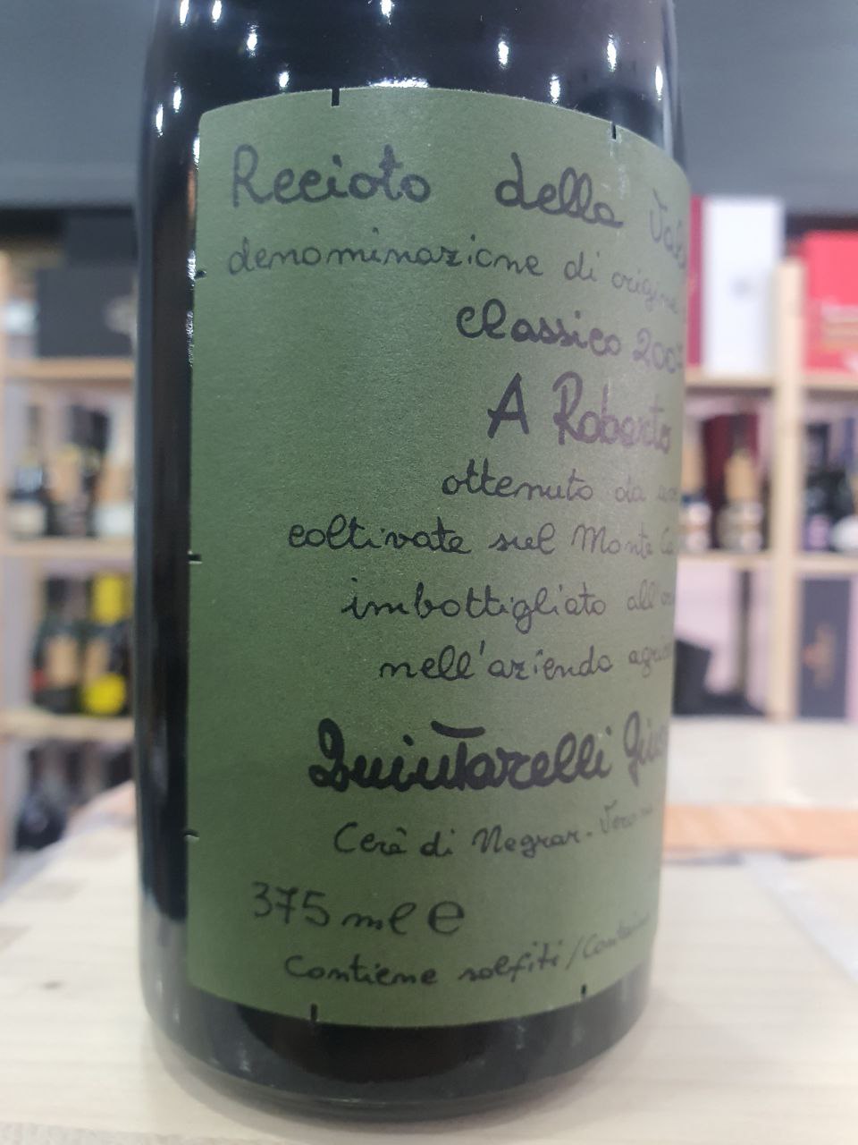 A Roberto 2007 Recioto della Valpolicella Quintarelli