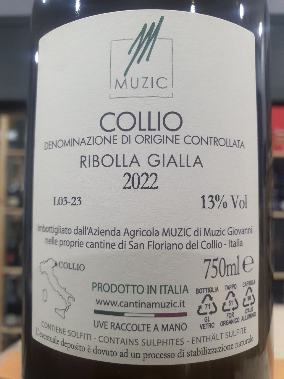 Ribolla Gialla Muzic 2022