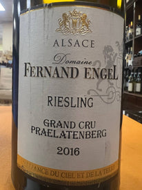 Alsace Riesling Grand Cru Praelatenberg Fernand Engel 2016