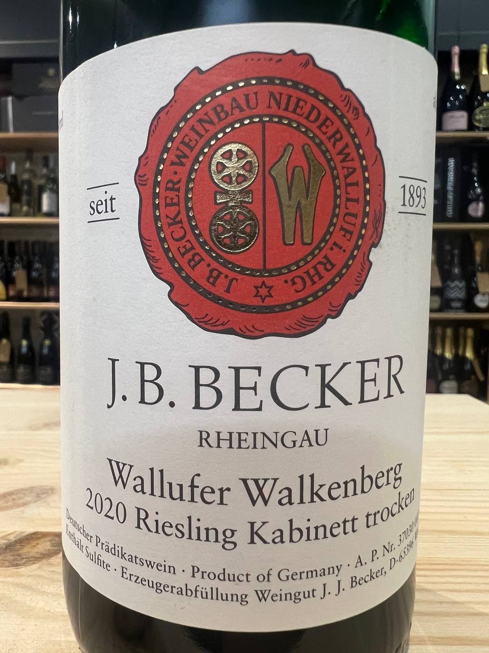 Riesling Kabinett Trocken 2020 Wallufer Walkenberg