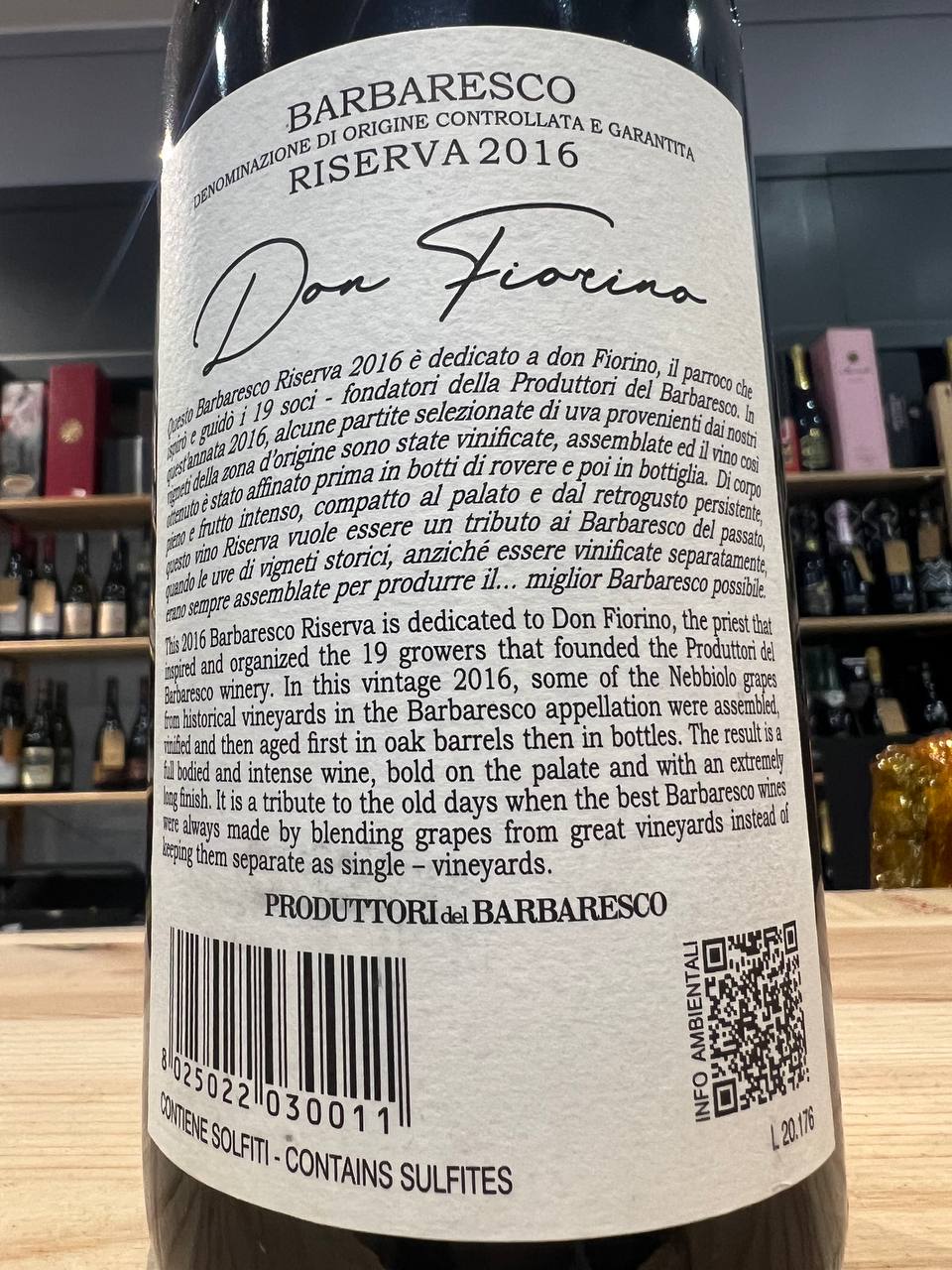 Produttori del Barbaresco Riserva Don Fiorino 2016