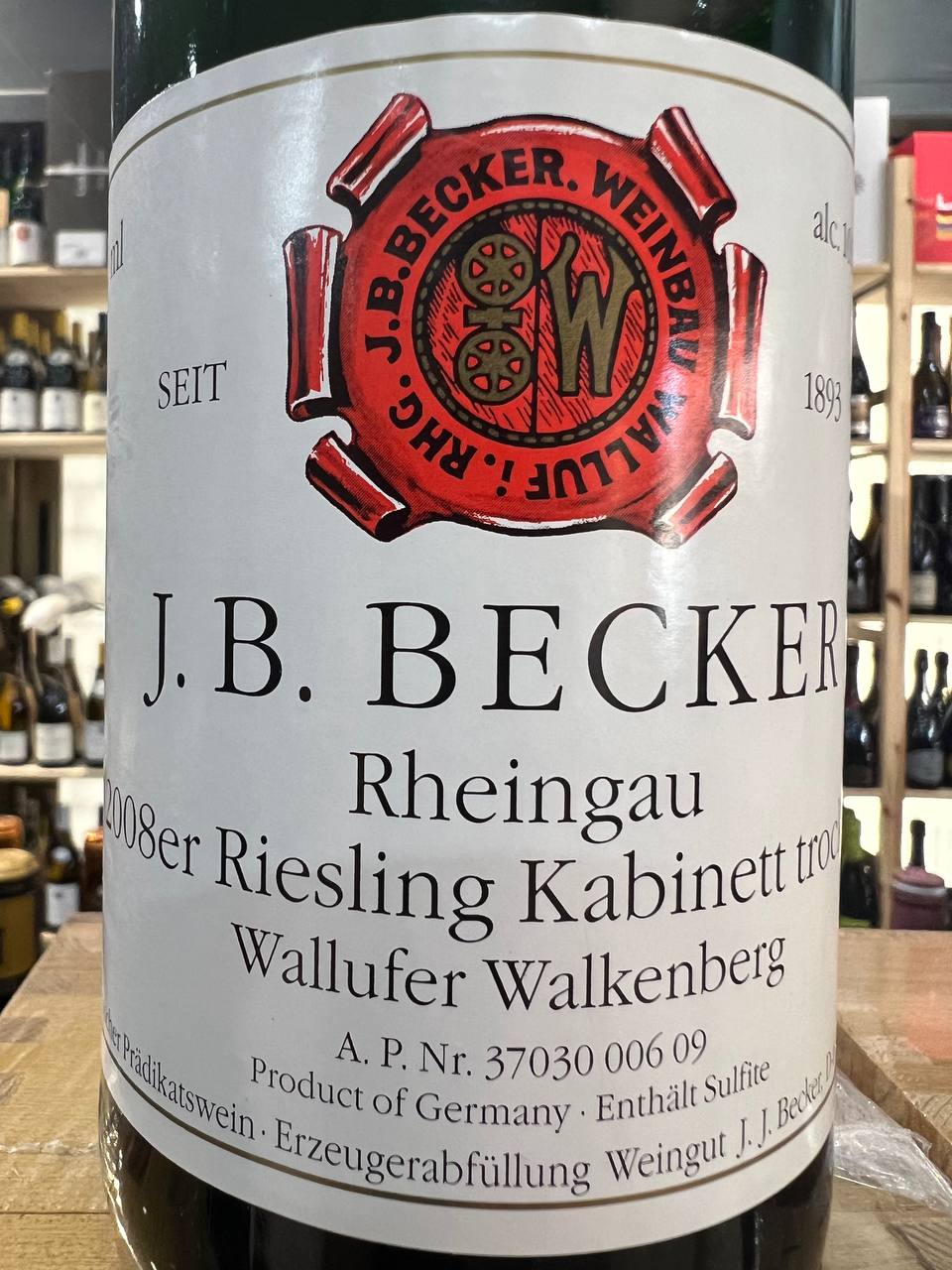 Riesling Kabinett Trocken 2008 Wallufer Walkenberg