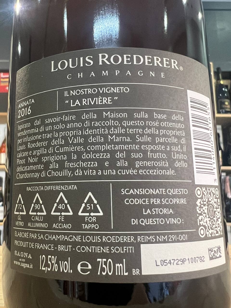Roederer Vintage Rosé 2016 - Con Astuccio