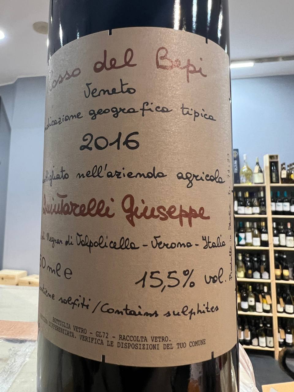 Rosso Del Bepi 2016 Giuseppe Quintarelli