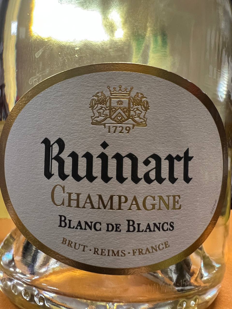 Champagne Ruinart Blanc de Blancs