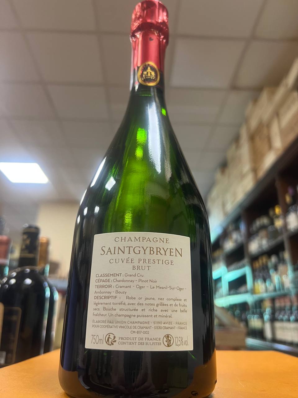 Champagne Cuvée Prestige 2012 Grand Cru Saintgybryen