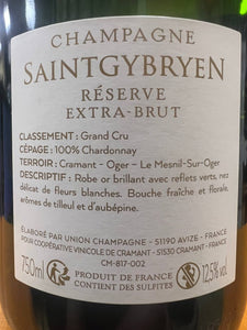 Champagne Grand Cru Saintgybryen Blanc de Blancs  Réserve Extra Brut