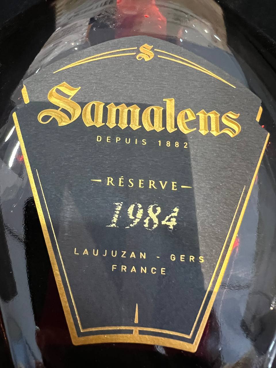 Bas Armagnac Samalens Millesimé Reserve 1984