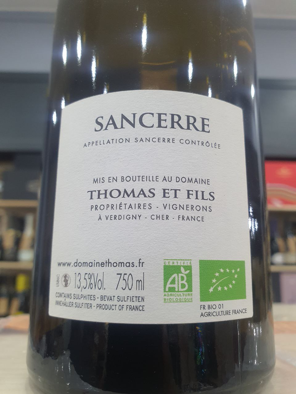 Sancerre Le Perrier 2022 Domaine Thomas et Fils