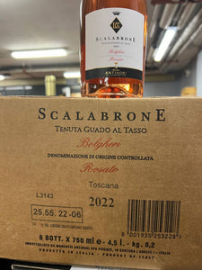 Scalabrone 2022 Cassa da 6 bottiglie Rosato Bolgheri Antinori