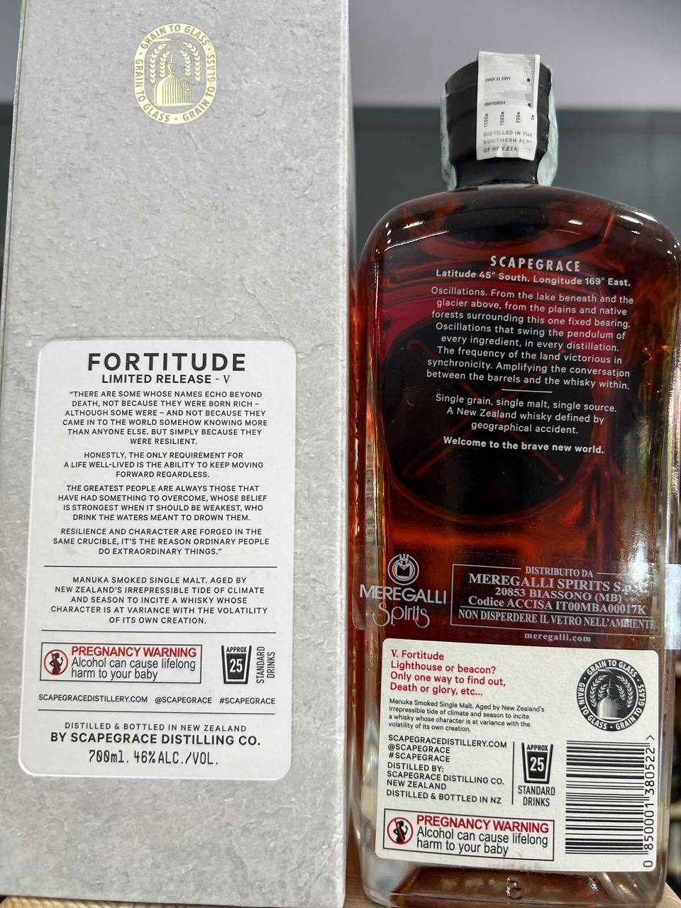 Scapegrace Fortitude Whisky Single Malt Limited Release V (Astucciato)