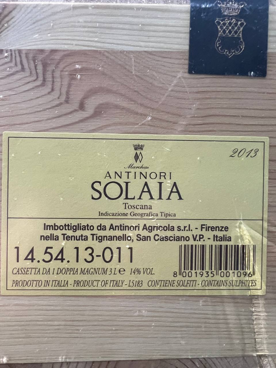 Solaia Doppia Magnum 2013 (3 litri)