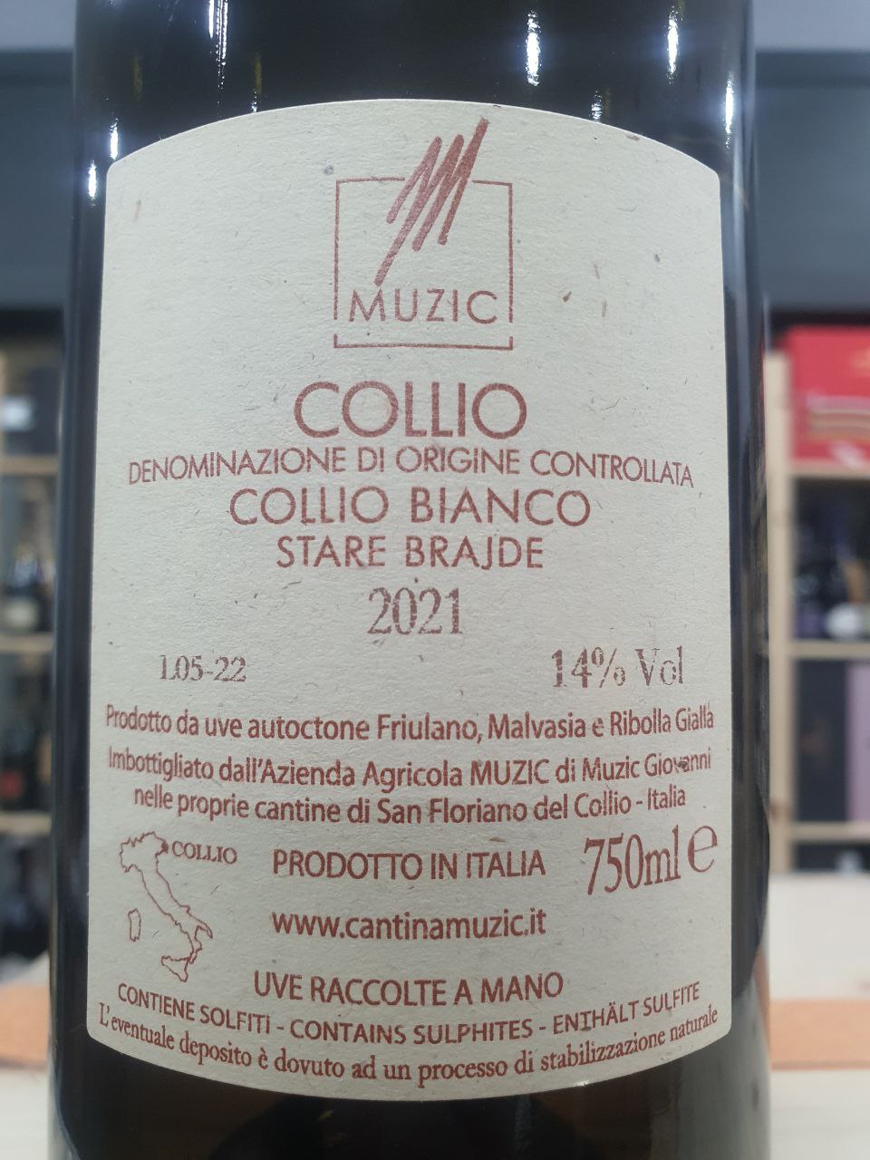 Muzic Stare Brajde 2021 Collio Bianco DOC