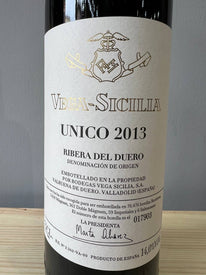 Unico 2013 Vega Sicilia - Ribera Del Duero