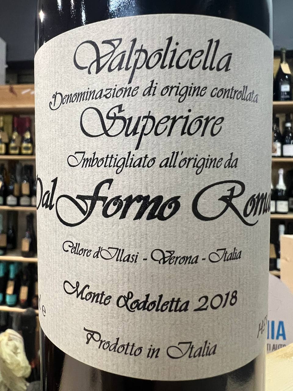 Valpolicella Superiore Dal Forno  Romano Monte Lodoletta 2018