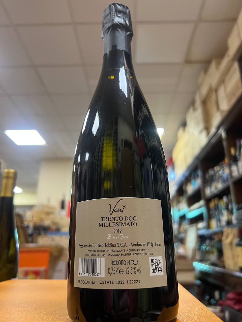 Trento DOC Vent 2019 Extra Brut Cantina Toblino