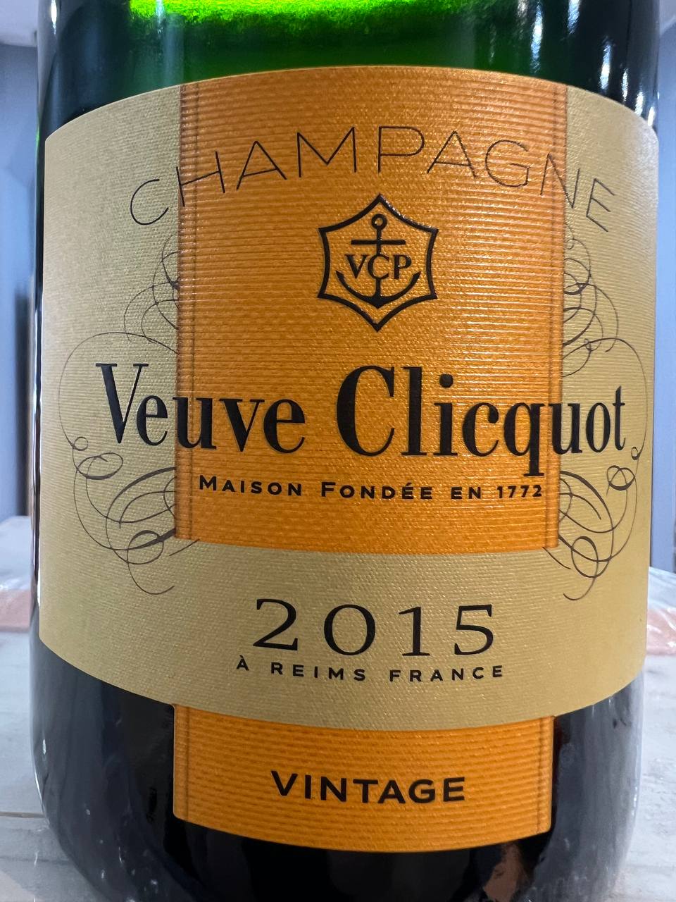 Champagne Vintage 2015 Veuve Clicquot