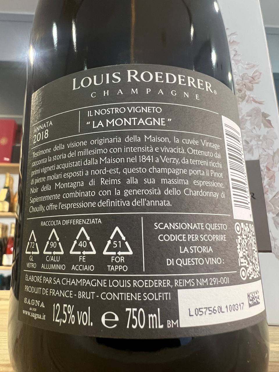 Roederer Vintage Millesimato 2018 - Con Astucciato