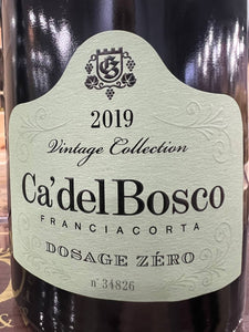 Dosage Zéro Vintage Collection 2019 Ca’ del Bosco Franciacorta