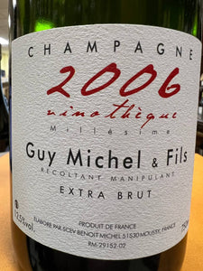 Vinothèque Millésime Champagne Guy Michel & Fils 2006