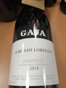 Gaja Barbaresco Sorì San Lorenzo 2014