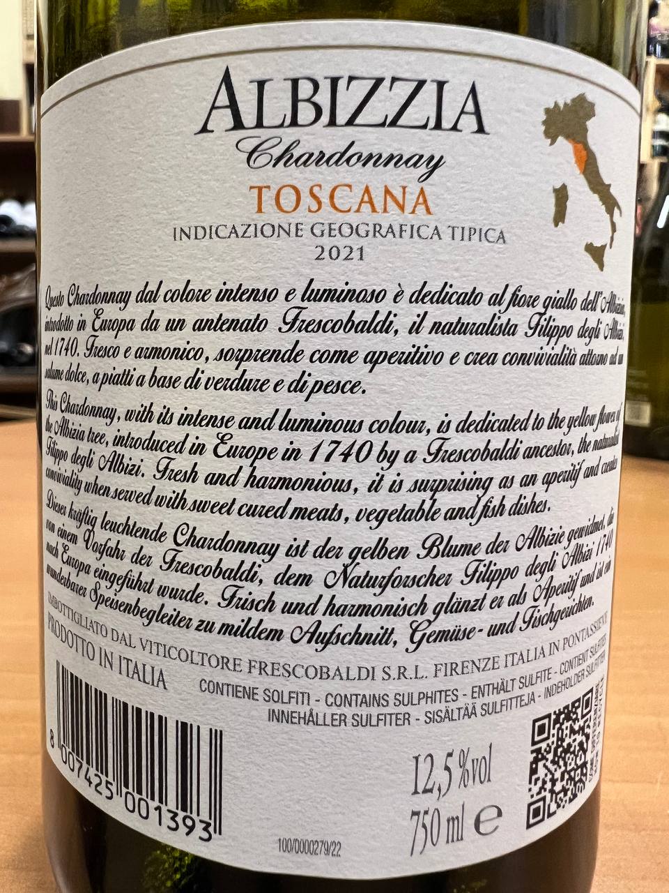 Frescobaldi Chardonnay Albizzia 2021