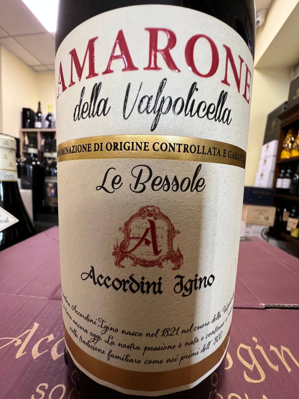 Amarone Della Valpolicella Classico Le Bessole 2018