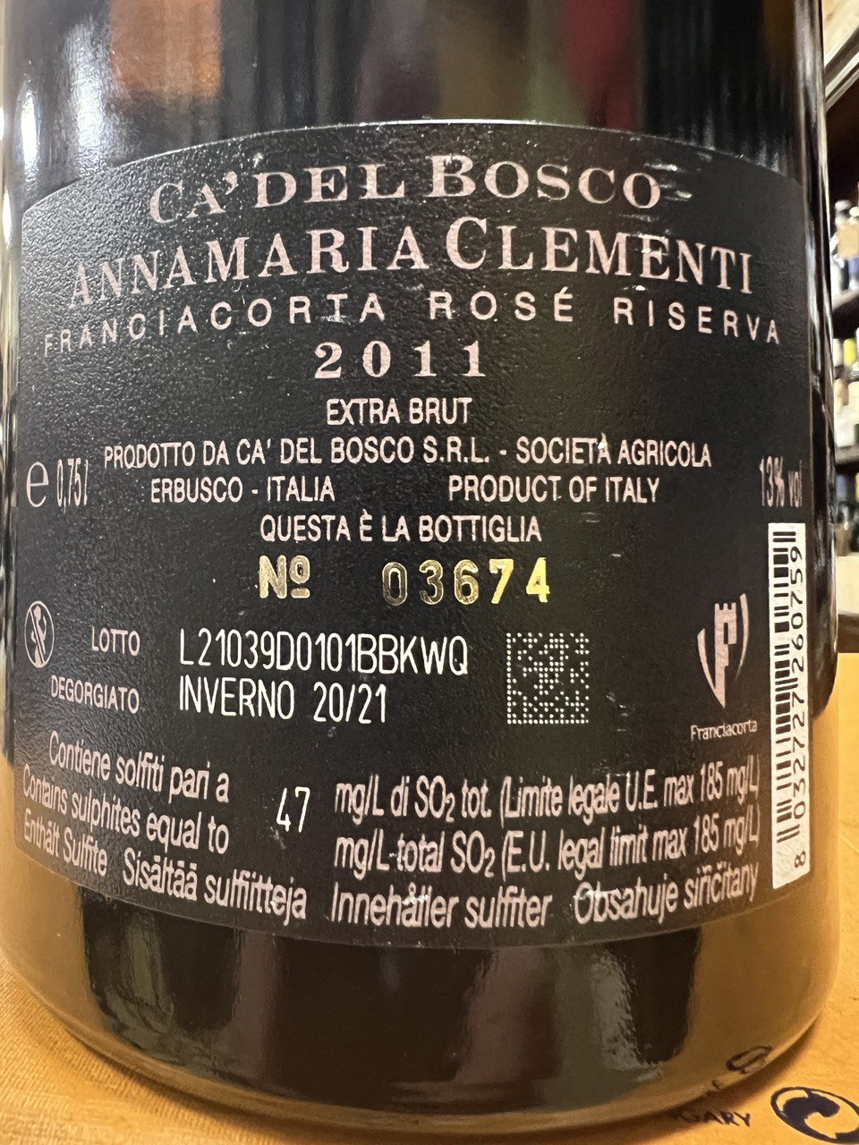 Annamaria Clementi Rosé Riserva 2011 - Franciacorta Extra Brut