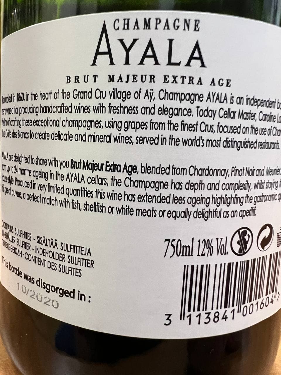 Champagne Ayala Brut Majeur Extra Age