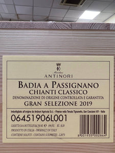 Badia a Passignano 2019 Chianti Classico Gran Selezione