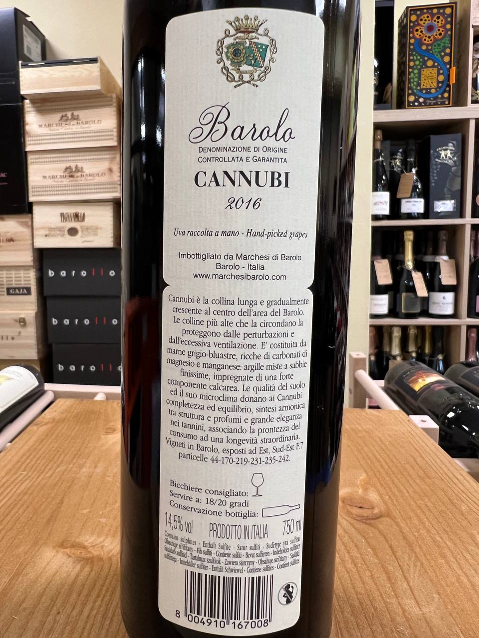 Marchesi Di Barolo Cannubi 2016