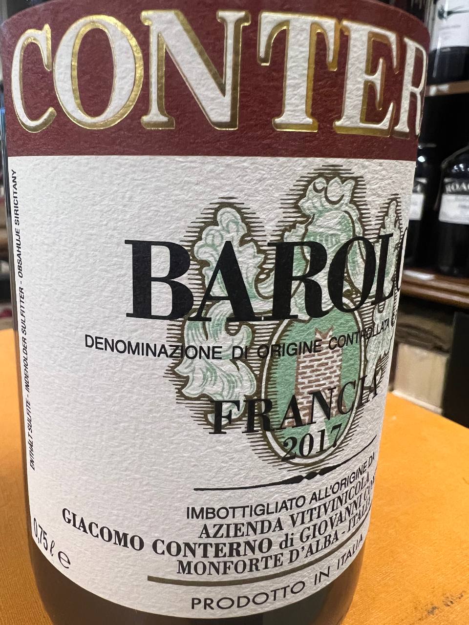 Giacomo Conterno Barolo Francia 2017