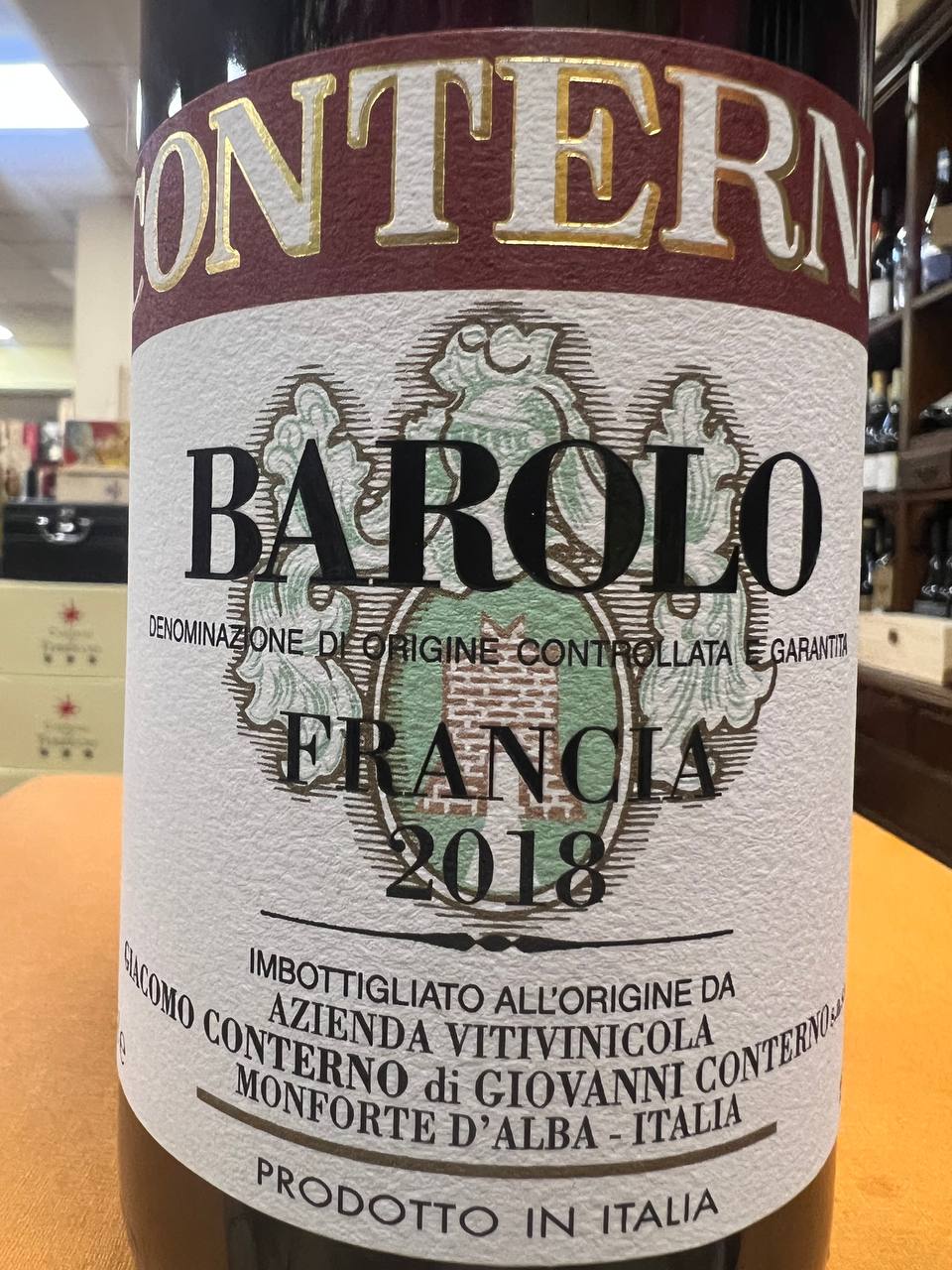 Giacomo Conterno Barolo Francia 2018