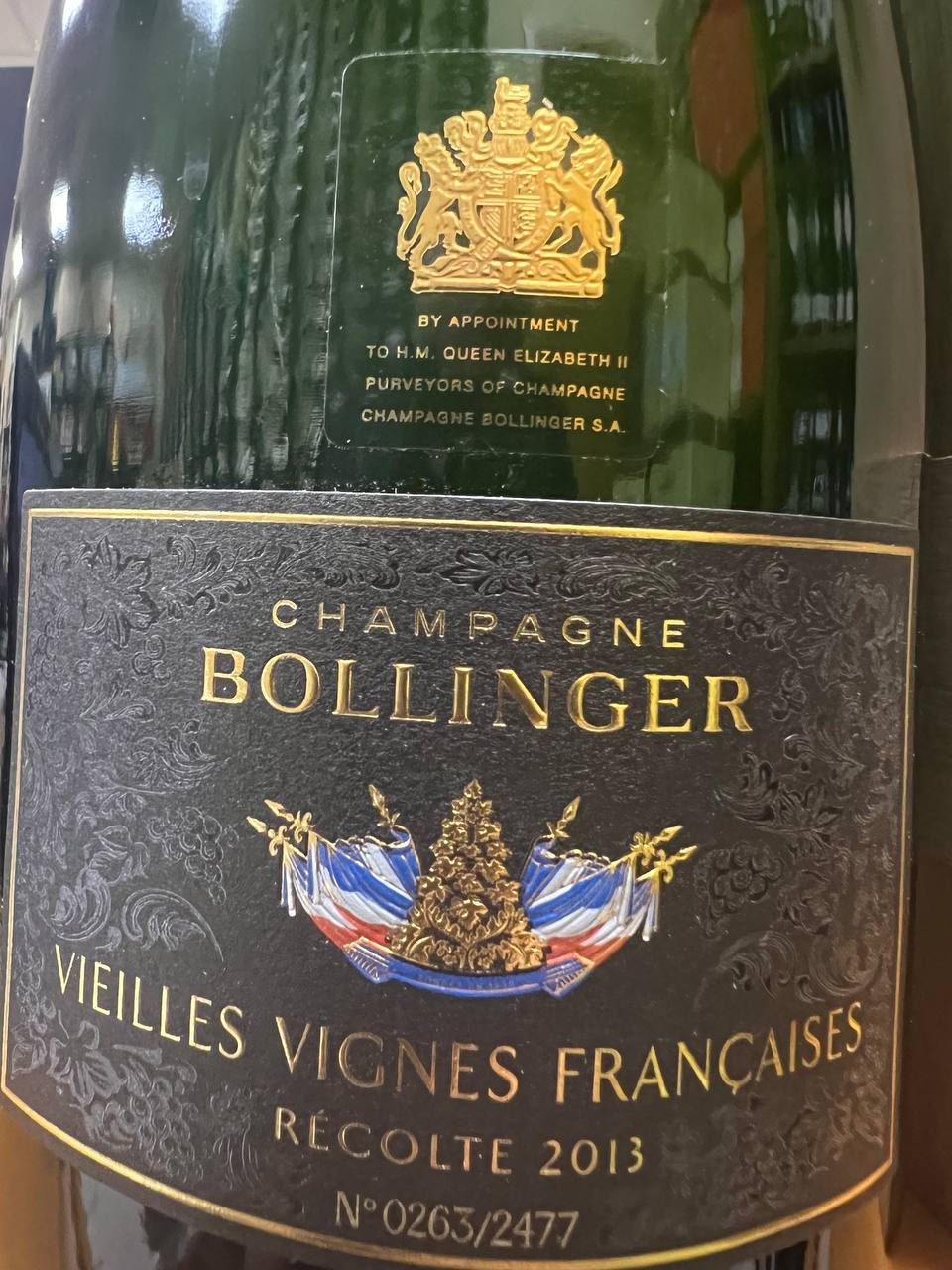 Champagne Bollinger Vieilles Vignes Françaises 2013