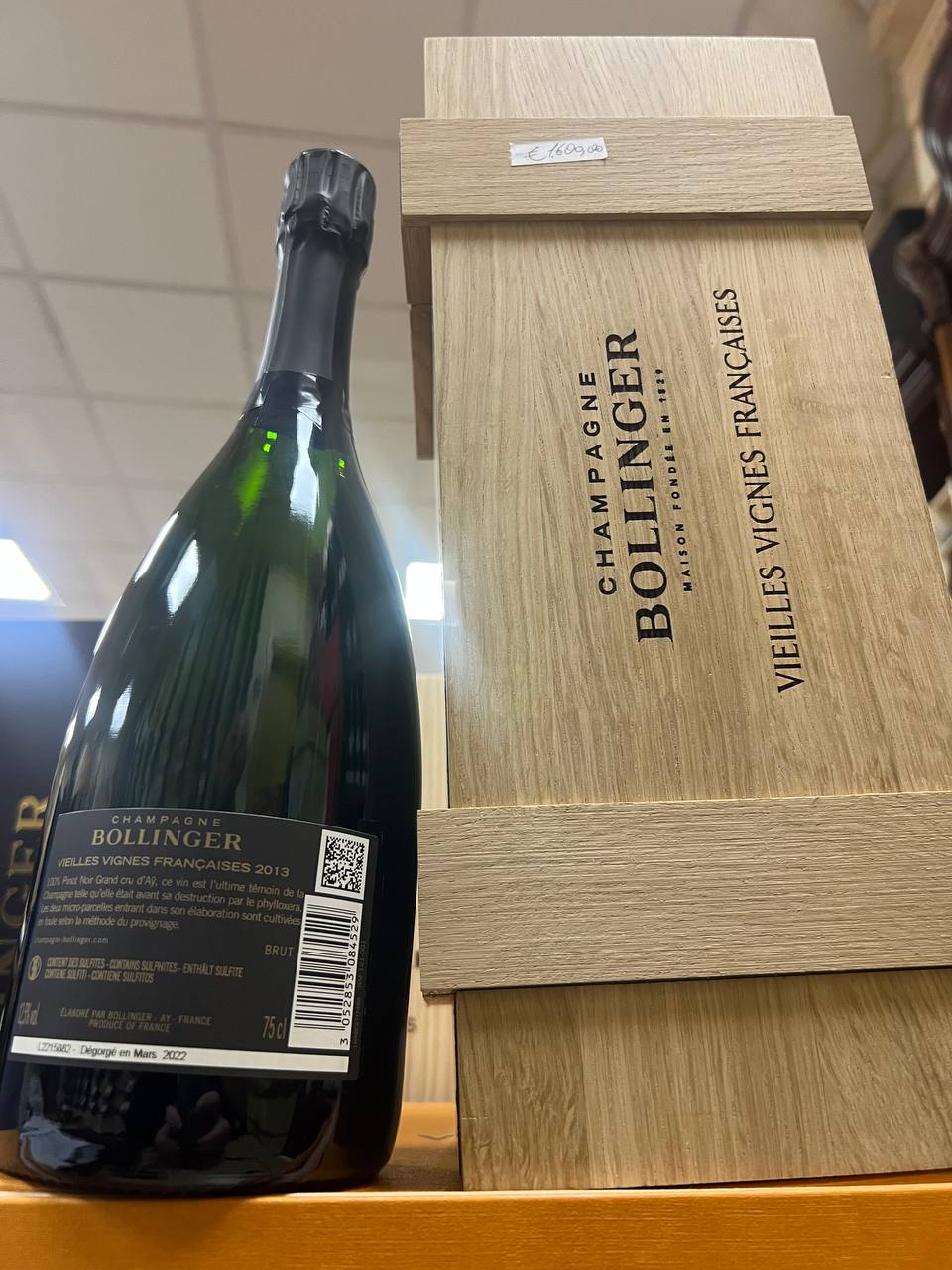 Champagne Bollinger Vieilles Vignes Françaises 2013