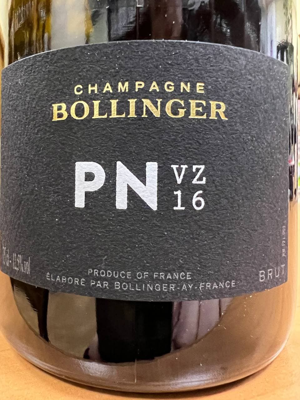 Champagne Bollinger PN vz16