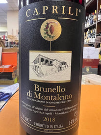 Brunello di Montalcino Caprili 2018